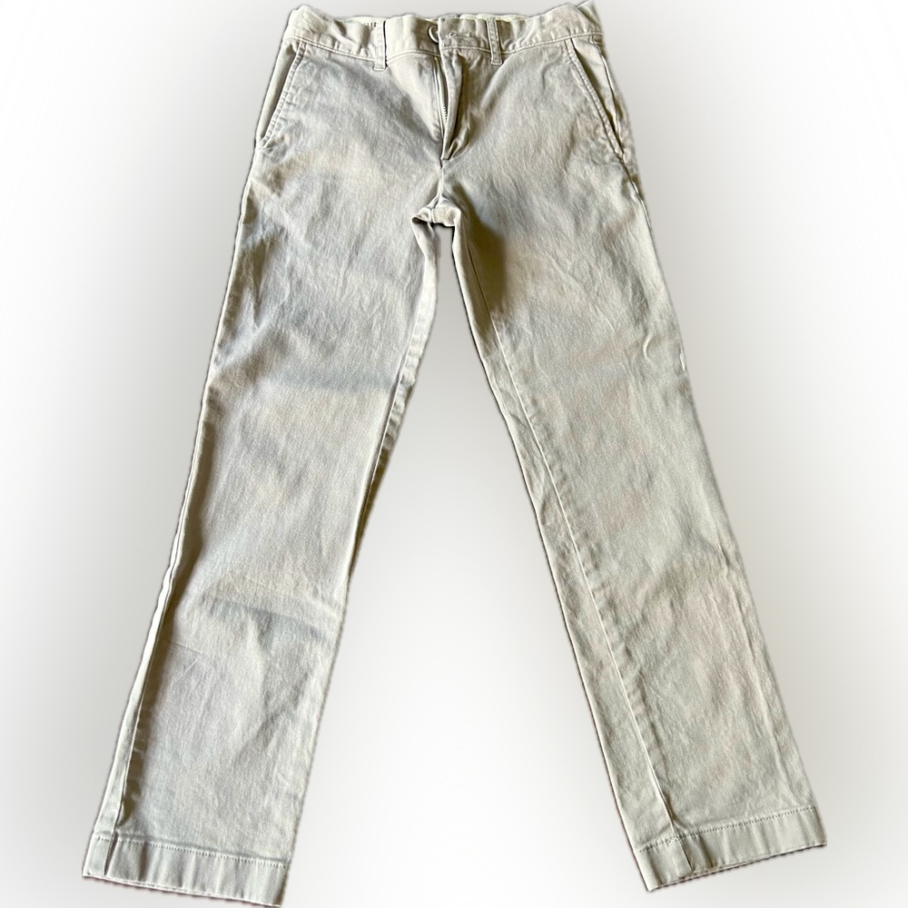 J. CREW Crewcuts kids’ light grey khakis. Excellent condition. Youth 10.